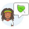 Eco Talk 3 Illustration from UX Colors Set