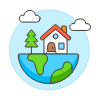 House Ecosystem Illustration from UX Colors Set
