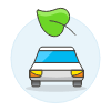 Green Energy Car Illustration from UX Colors Set