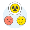 Nuclear Talk Illustration from UX Colors Set