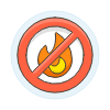 No Fire Illustration from UX Colors Set