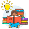 Bookworm 4 6 Illustration from UX Colors Set
