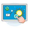Learning App 1 Illustration from UX Colors Set
