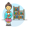 Bookworm 2 6 Illustration from UX Colors Set