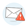 Mail Attention Illustration from UX Colors Set