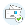 Mail Checked illustration - Free transparent PNG, SVG. No sign up needed.