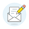 Email Compose 2 Illustration from UX Colors Set