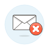 Email Delete Illustration from UX Colors Set