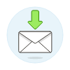 Email Download 2 Illustration from UX Colors Set