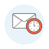 Email Schedule Illustration from UX Colors Set