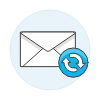 Email Syncing 1 Illustration from UX Colors Set