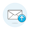 Email Upload 1 Illustration from UX Colors Set | Free Download as SVG Vector and Transparent PNG | Streamline illustrations