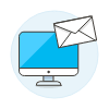 Email Imac 2 Illustration from UX Colors Set