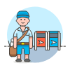 Mail Collect 1 Illustration from UX Colors Set