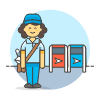 Mail Collect 6 Illustration from UX Colors Set