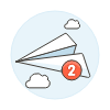 Message Notification Illustration from UX Colors Set