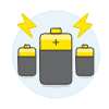 Battery Illustration from UX Colors Set