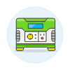 Rechargable Battery Illustration from UX Colors Set