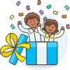 Surprise Gift 4 Illustration from UX Colors Set