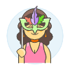 Mask Party 4 Illustration from UX Colors Set