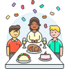 Party Celebration 6 Illustration from UX Colors Set