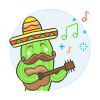 Party Mexicam Illustration from UX Colors Set