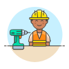 Engineer Driller 2 Illustration from UX Colors Set