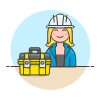 Engineer Toolbox 2 Illustration from UX Colors Set