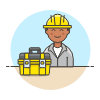 Engineer Toolbox 3 Illustration from UX Colors Set