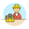 Engineer Toolbox 5 Illustration from UX Colors Set