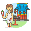 Chinese Restaurant 1 Illustration from UX Colors Set