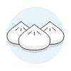 Dumpling Illustration from UX Colors Set