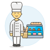 Baker 5 Illustration from UX Colors Set