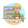 Pastry Chef 1 illustration - Free transparent PNG, SVG. No sign up needed.