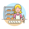 Pastry Chef 2 illustration - Free transparent PNG, SVG. No sign up needed.