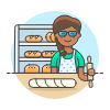 Pastry Chef 4 illustration - Free transparent PNG, SVG. No sign up needed.