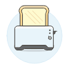Toast Illustration from UX Colors Set