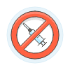 No Injection illustration - Free transparent PNG, SVG. No sign up needed.