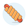 Sausage Wrap illustration - Free transparent PNG, SVG. No sign up needed.