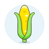Corn Illustration from UX Colors Set