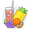 Fruit Juice illustration - Free transparent PNG, SVG. No sign up needed.