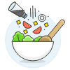 Salad 2 Illustration from UX Colors Set