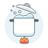 Boiling Illustration from UX Colors Set