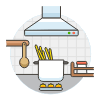 Cooking Spaghetti illustration - Free transparent PNG, SVG. No sign up needed.