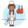 Butcher Shop 1 Illustration from UX Colors Set