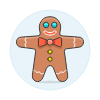 Gingerbread Happy illustration - Free transparent PNG, SVG. No sign up needed.
