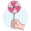 Lolipop 1 Illustration from UX Colors Set