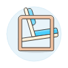 Blue Modern Chair illustration - Free transparent PNG, SVG. No sign up needed.