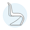 White Modern Chair illustration - Free transparent PNG, SVG. No sign up needed.