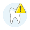 Dentistry Tooth Alert 1 Illustration from UX Colors Set